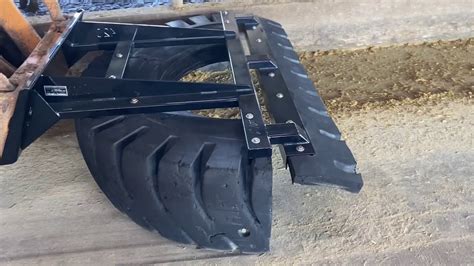 skid steer rubber tire scraper|rubber tire scrapers.